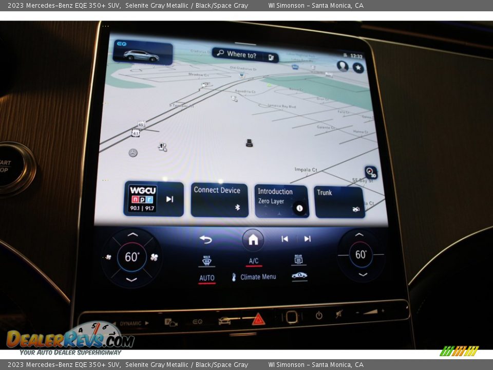 Navigation of 2023 Mercedes-Benz EQE 350+ SUV Photo #19