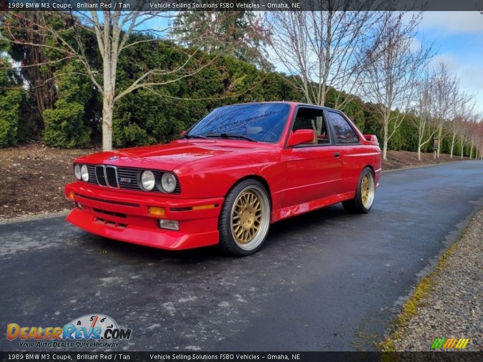 Brilliant Red 1989 BMW M3 Coupe Photo #32