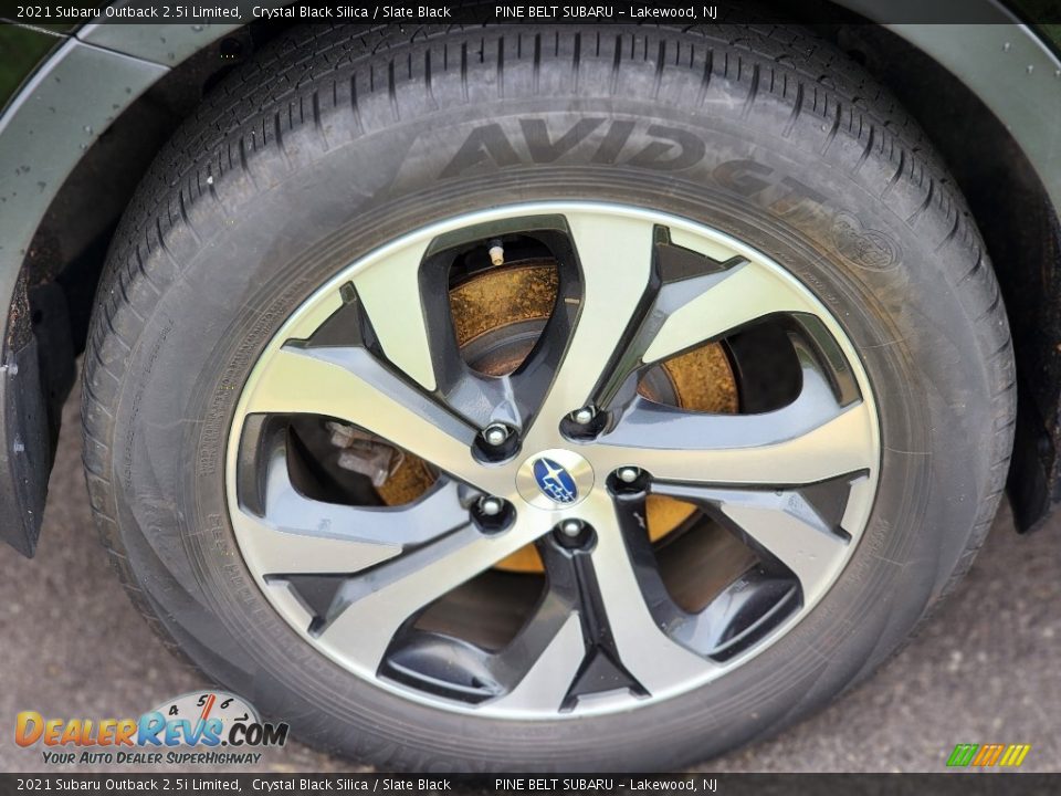 2021 Subaru Outback 2.5i Limited Crystal Black Silica / Slate Black Photo #6