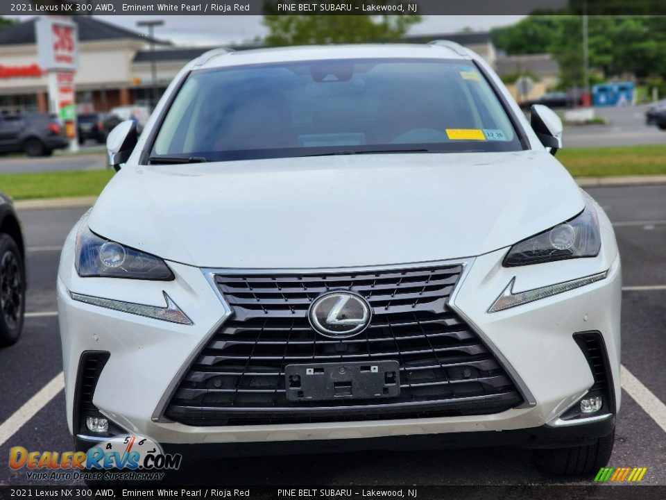 2021 Lexus NX 300 AWD Eminent White Pearl / Rioja Red Photo #2