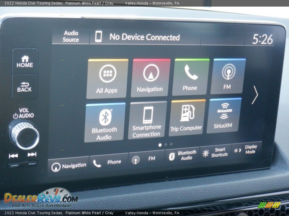 Controls of 2022 Honda Civic Touring Sedan Photo #22