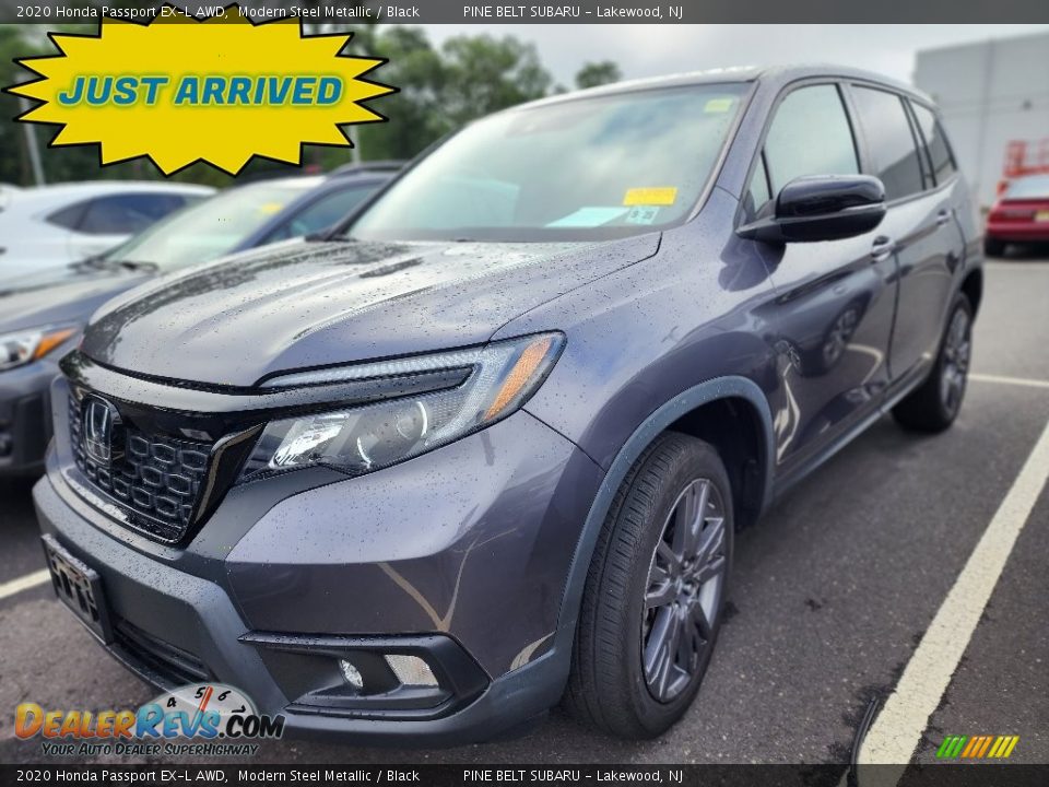 2020 Honda Passport EX-L AWD Modern Steel Metallic / Black Photo #1