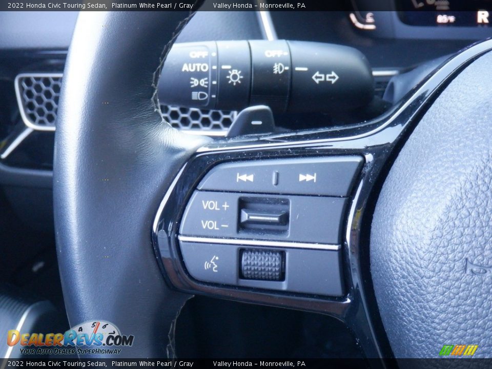 2022 Honda Civic Touring Sedan Steering Wheel Photo #25