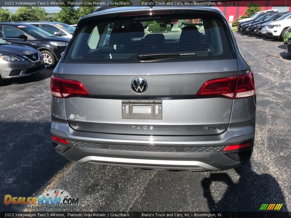 2023 Volkswagen Taos S 4Motion Platinum Gray Metallic / Gray/Black Photo #7