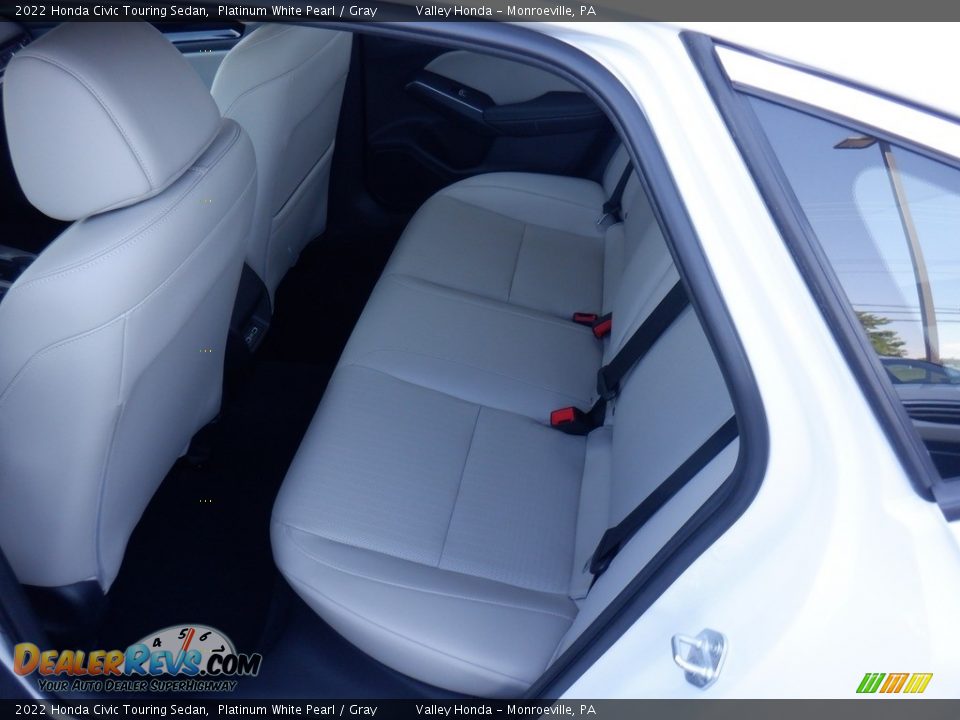 Rear Seat of 2022 Honda Civic Touring Sedan Photo #33