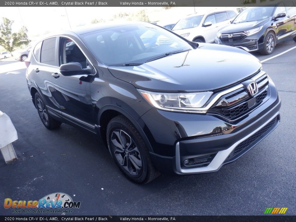 2020 Honda CR-V EX-L AWD Crystal Black Pearl / Black Photo #4