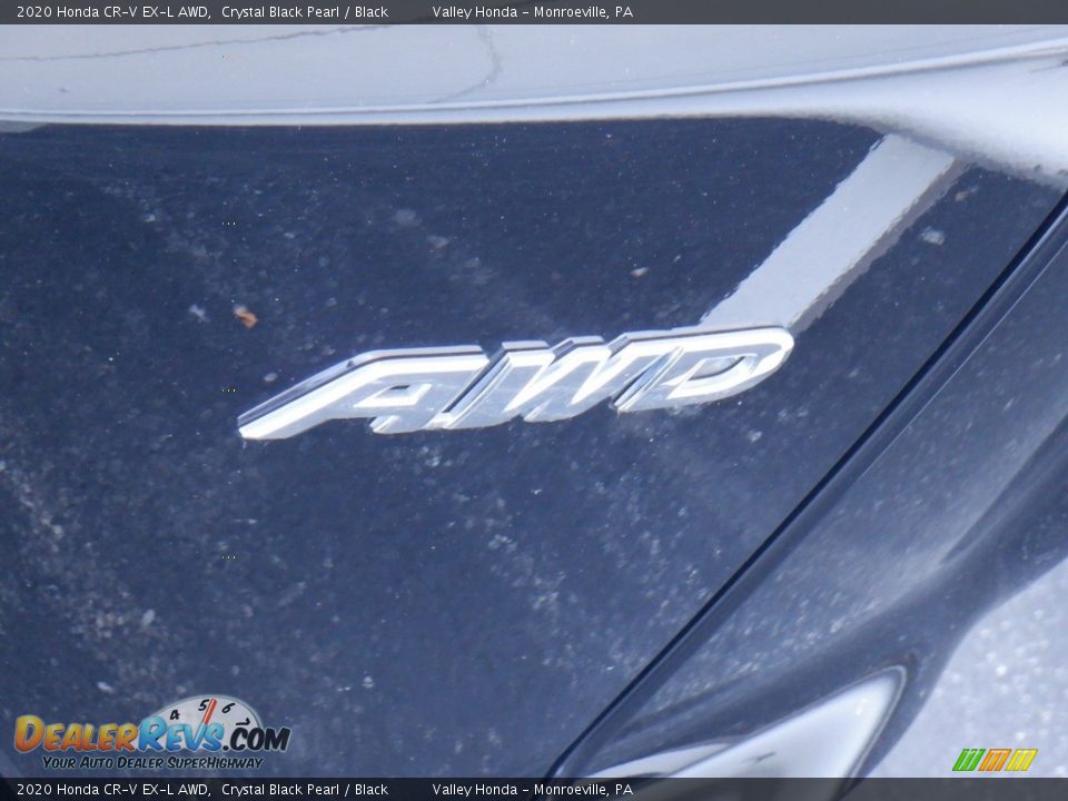 2020 Honda CR-V EX-L AWD Crystal Black Pearl / Black Photo #6