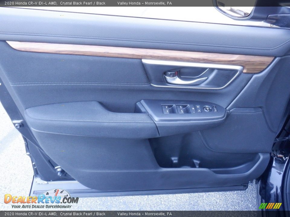 2020 Honda CR-V EX-L AWD Crystal Black Pearl / Black Photo #10