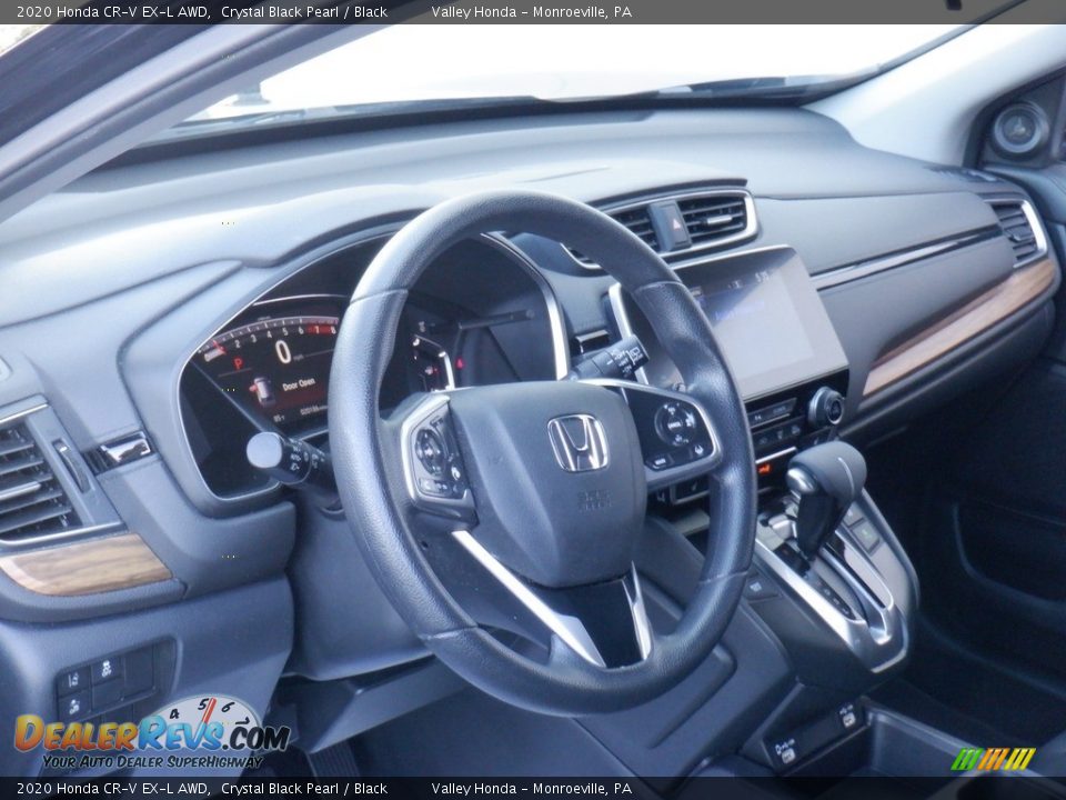 2020 Honda CR-V EX-L AWD Crystal Black Pearl / Black Photo #11