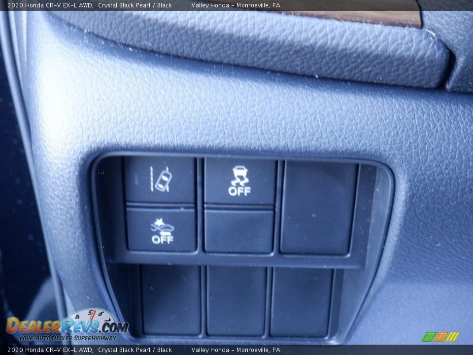 2020 Honda CR-V EX-L AWD Crystal Black Pearl / Black Photo #12