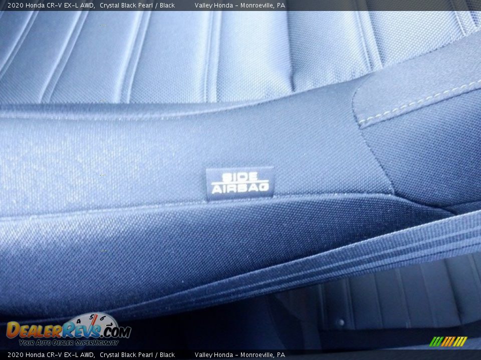 2020 Honda CR-V EX-L AWD Crystal Black Pearl / Black Photo #13