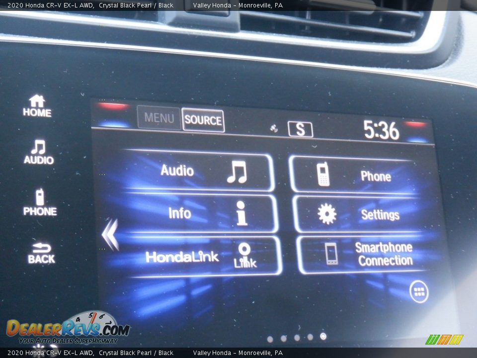2020 Honda CR-V EX-L AWD Crystal Black Pearl / Black Photo #18