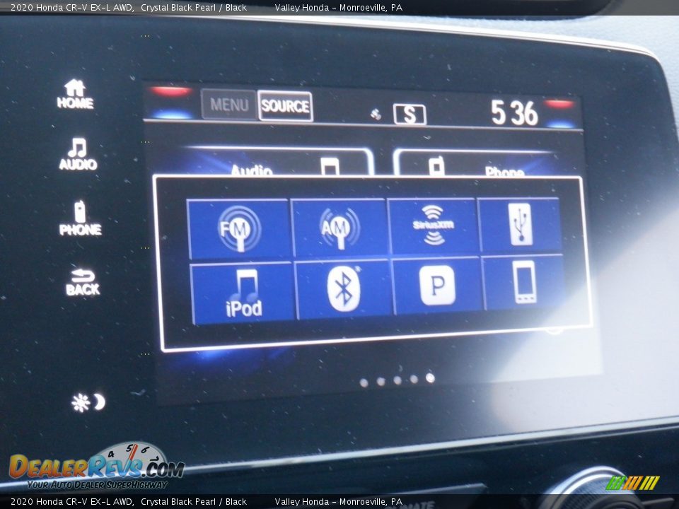 2020 Honda CR-V EX-L AWD Crystal Black Pearl / Black Photo #19