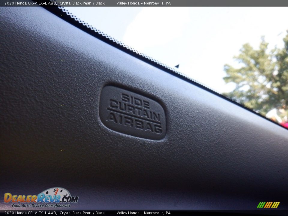 2020 Honda CR-V EX-L AWD Crystal Black Pearl / Black Photo #26