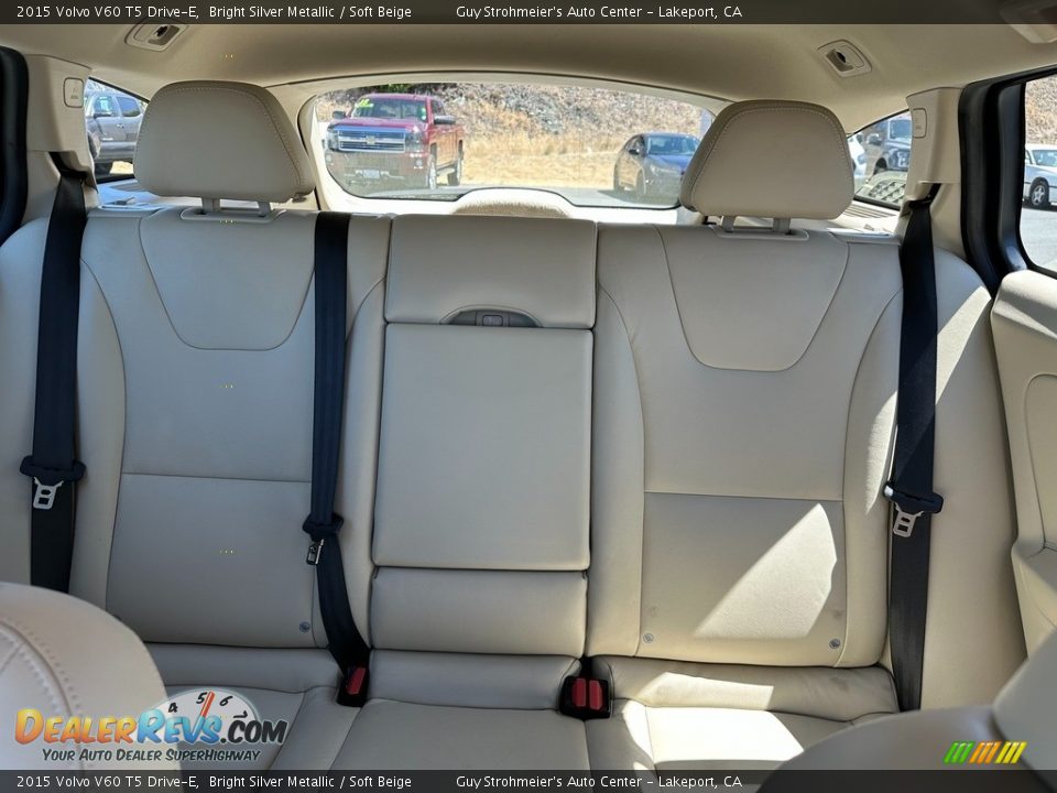 Rear Seat of 2015 Volvo V60 T5 Drive-E Photo #17