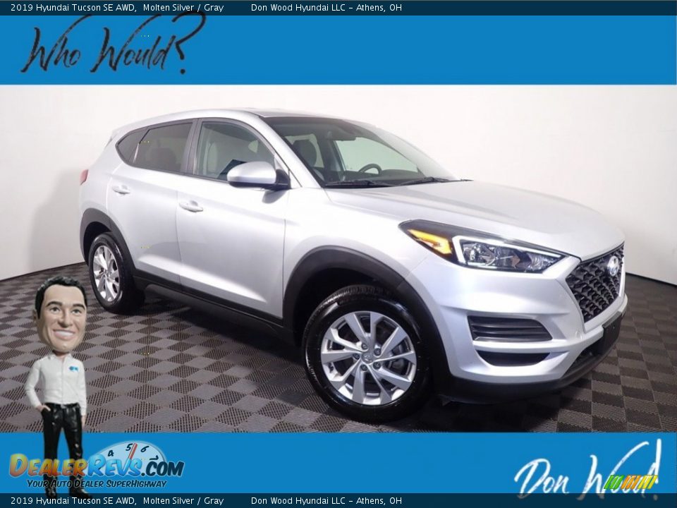 2019 Hyundai Tucson SE AWD Molten Silver / Gray Photo #1