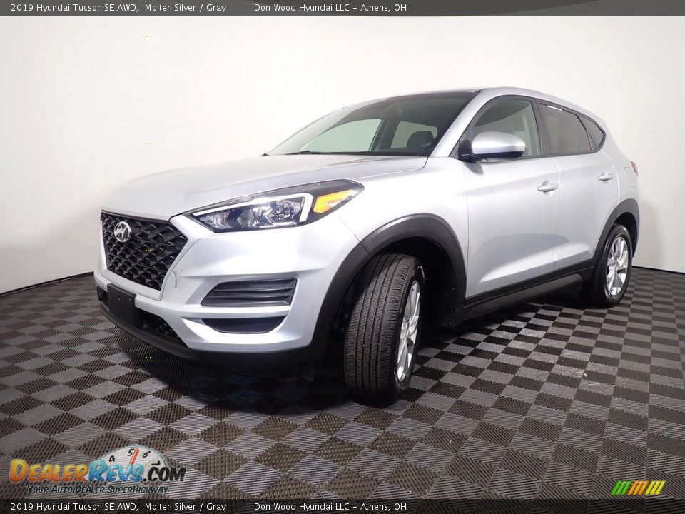 2019 Hyundai Tucson SE AWD Molten Silver / Gray Photo #7