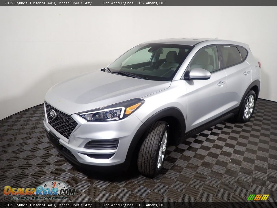 2019 Hyundai Tucson SE AWD Molten Silver / Gray Photo #8