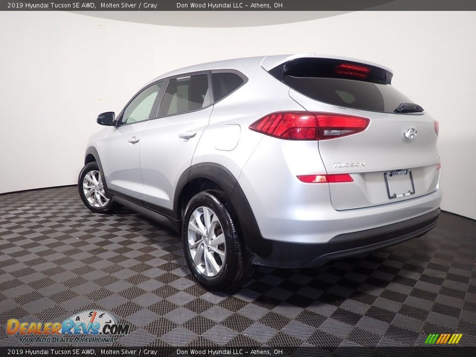 2019 Hyundai Tucson SE AWD Molten Silver / Gray Photo #9