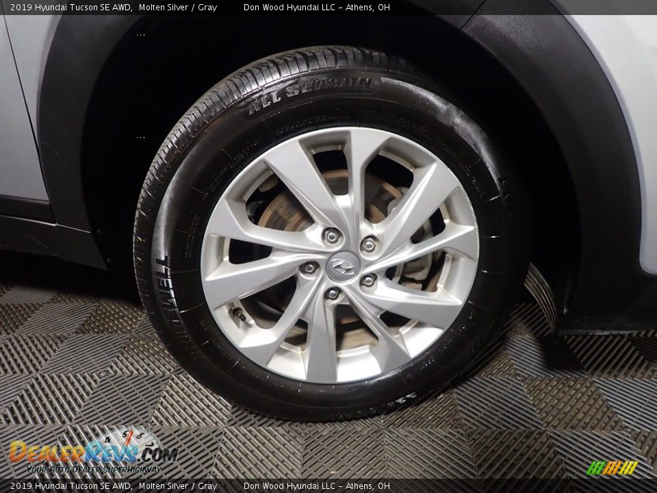 2019 Hyundai Tucson SE AWD Molten Silver / Gray Photo #36