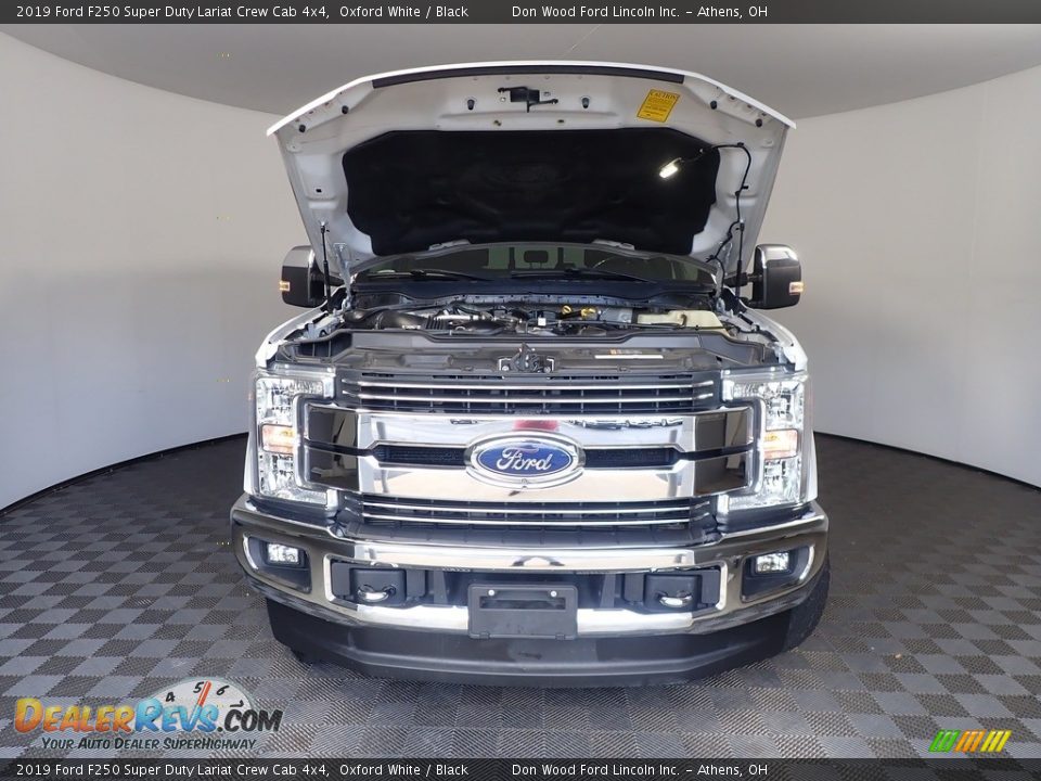 2019 Ford F250 Super Duty Lariat Crew Cab 4x4 Oxford White / Black Photo #5