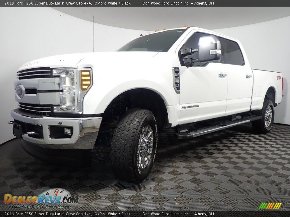 2019 Ford F250 Super Duty Lariat Crew Cab 4x4 Oxford White / Black Photo #7