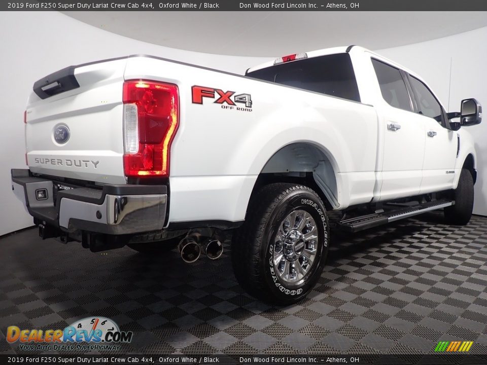 2019 Ford F250 Super Duty Lariat Crew Cab 4x4 Oxford White / Black Photo #13