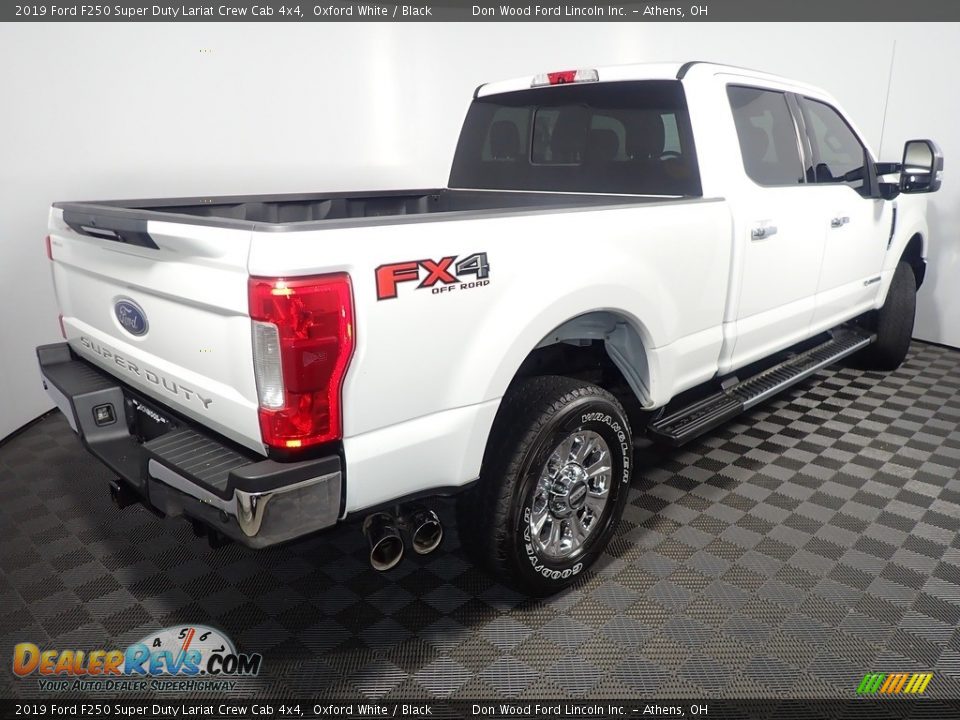 2019 Ford F250 Super Duty Lariat Crew Cab 4x4 Oxford White / Black Photo #14