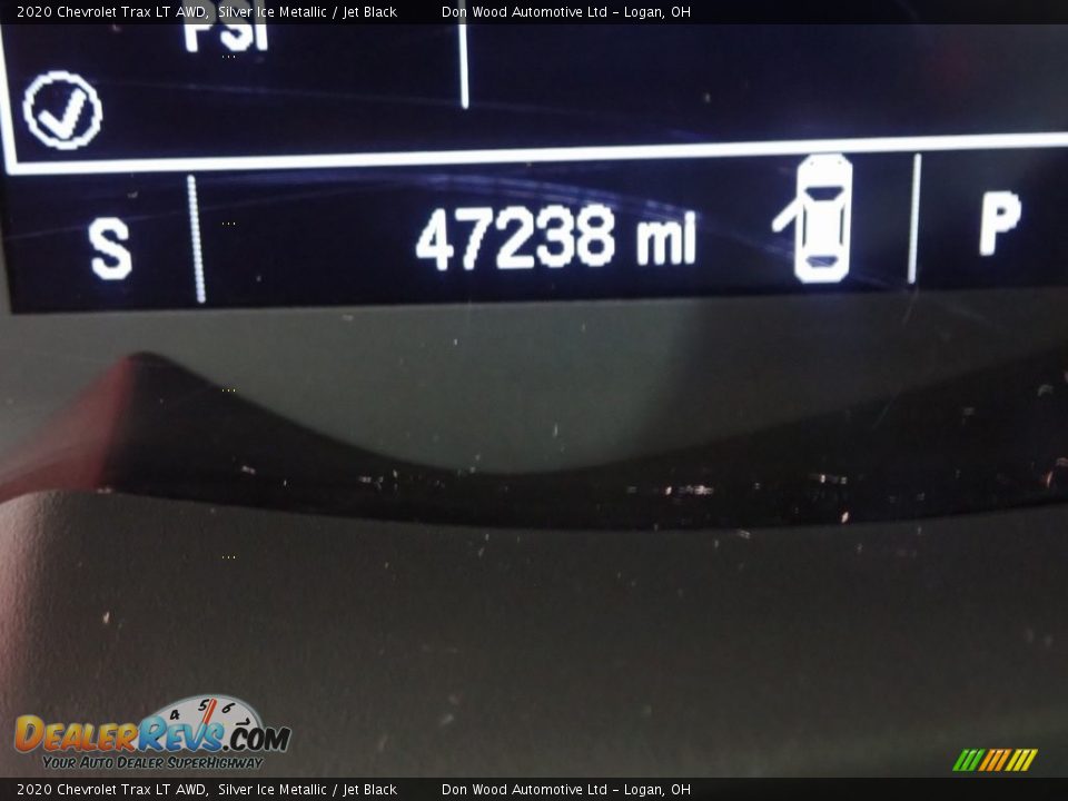 2020 Chevrolet Trax LT AWD Silver Ice Metallic / Jet Black Photo #29