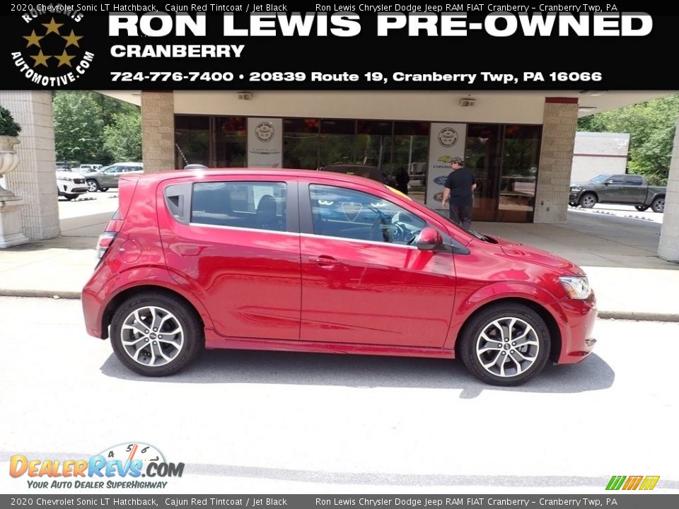 2020 Chevrolet Sonic LT Hatchback Cajun Red Tintcoat / Jet Black Photo #1