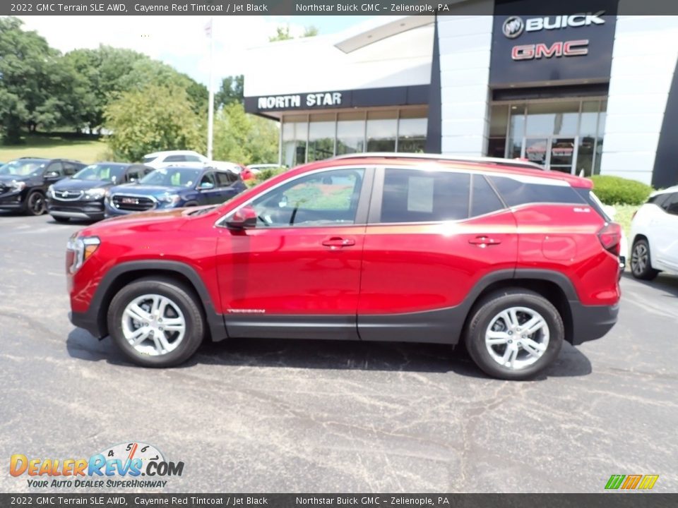 2022 GMC Terrain SLE AWD Cayenne Red Tintcoat / Jet Black Photo #2