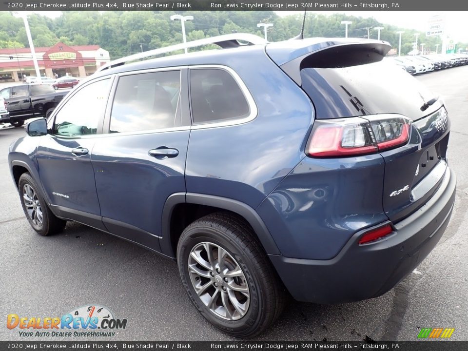 2020 Jeep Cherokee Latitude Plus 4x4 Blue Shade Pearl / Black Photo #3