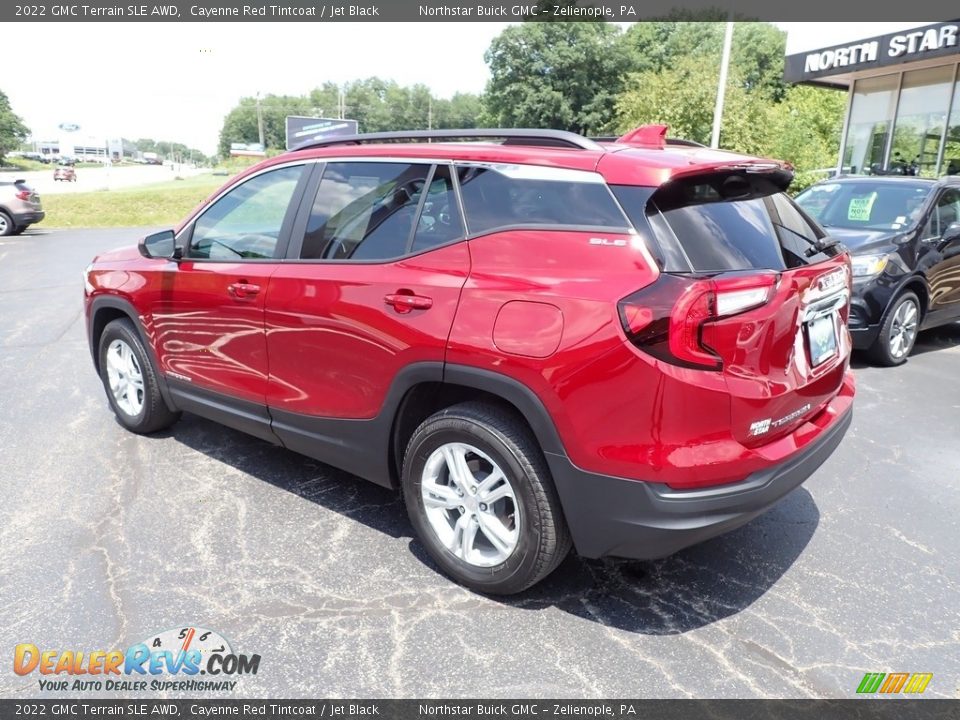 2022 GMC Terrain SLE AWD Cayenne Red Tintcoat / Jet Black Photo #3