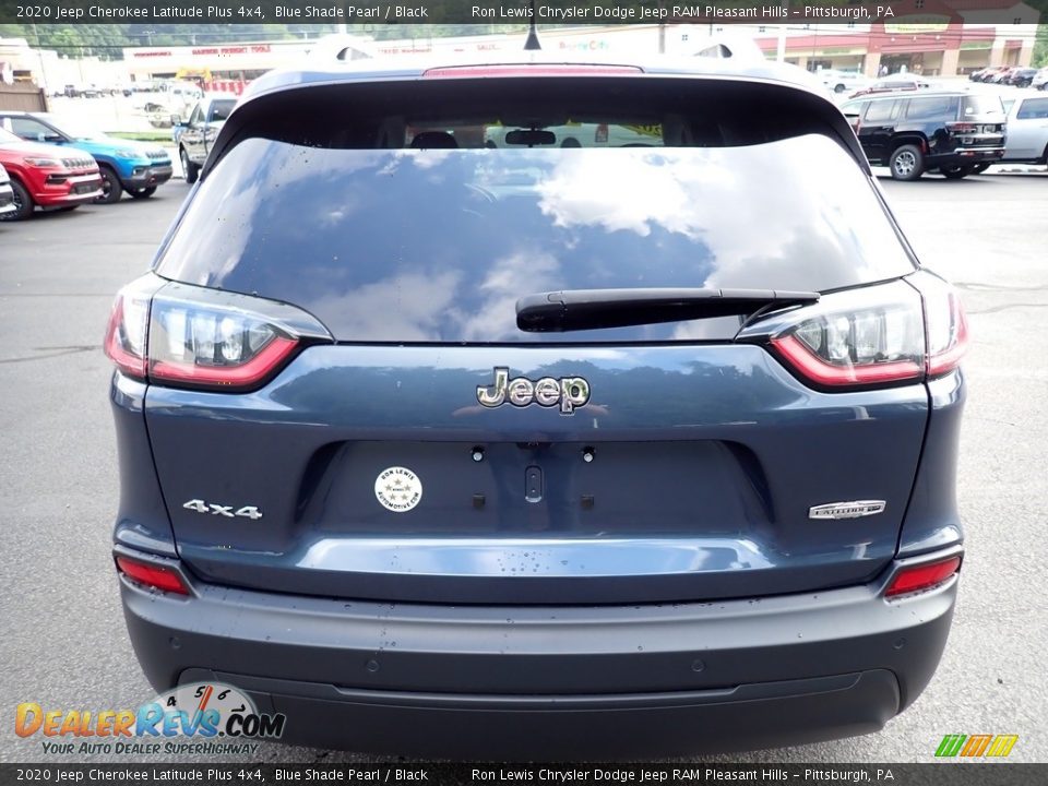 2020 Jeep Cherokee Latitude Plus 4x4 Blue Shade Pearl / Black Photo #4