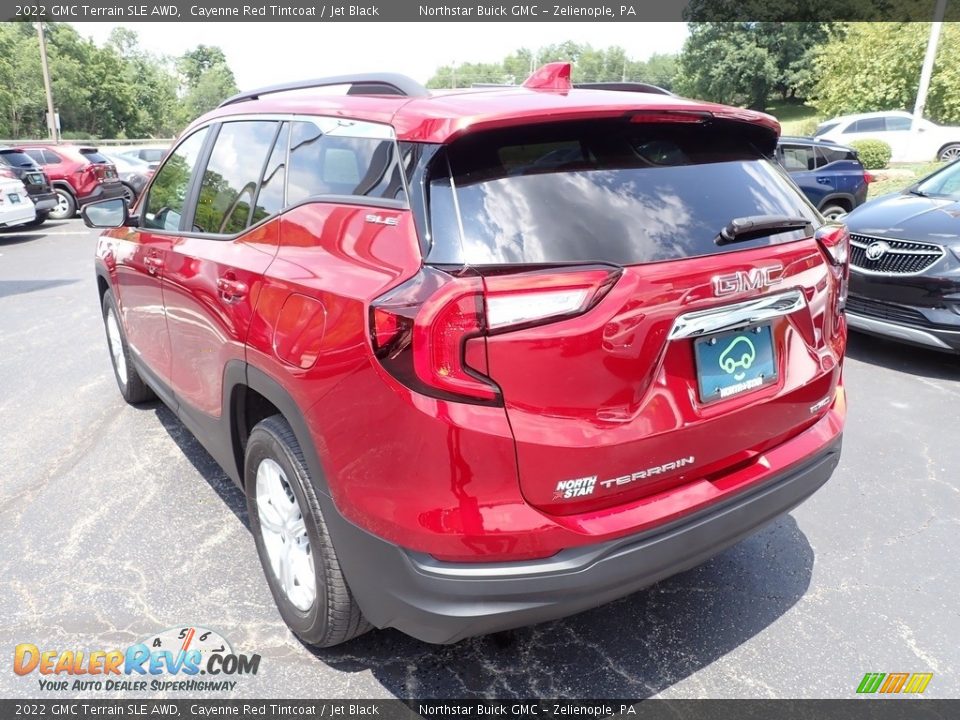 2022 GMC Terrain SLE AWD Cayenne Red Tintcoat / Jet Black Photo #4