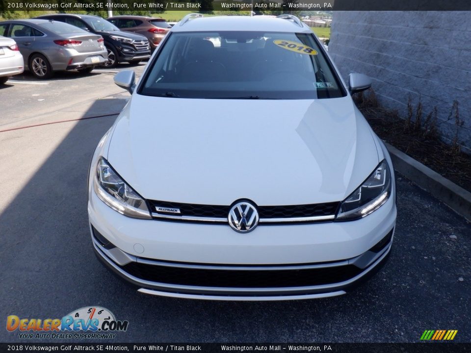 2018 Volkswagen Golf Alltrack SE 4Motion Pure White / Titan Black Photo #4