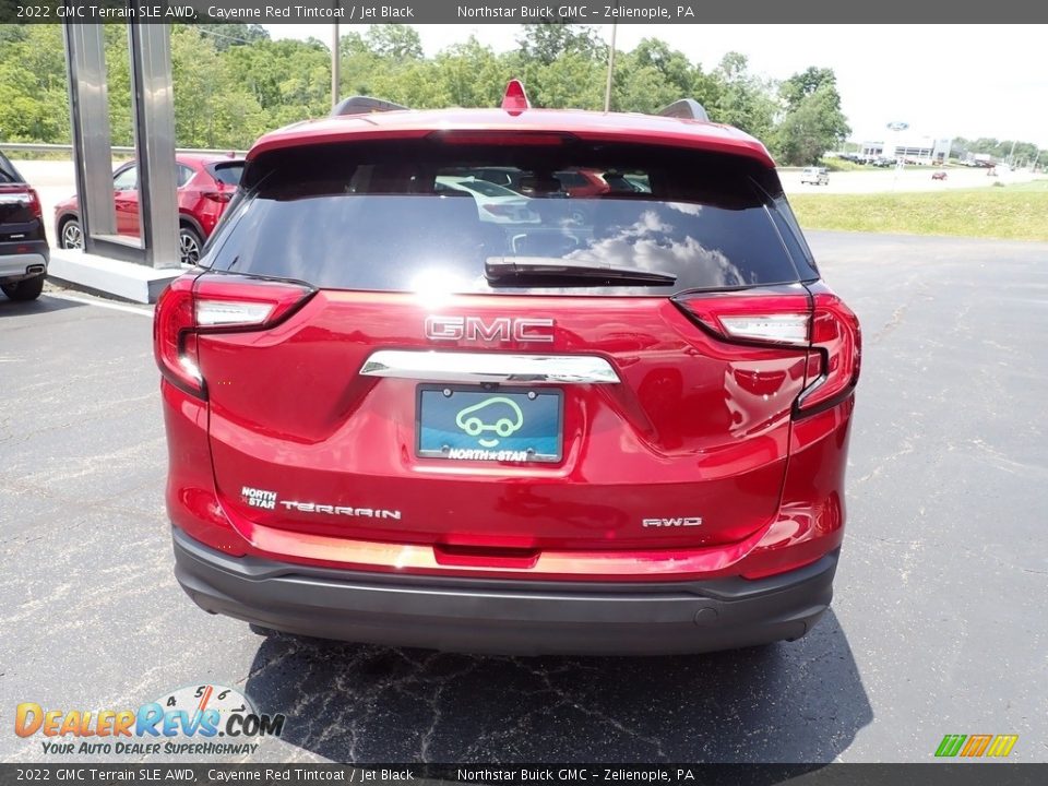 2022 GMC Terrain SLE AWD Cayenne Red Tintcoat / Jet Black Photo #5