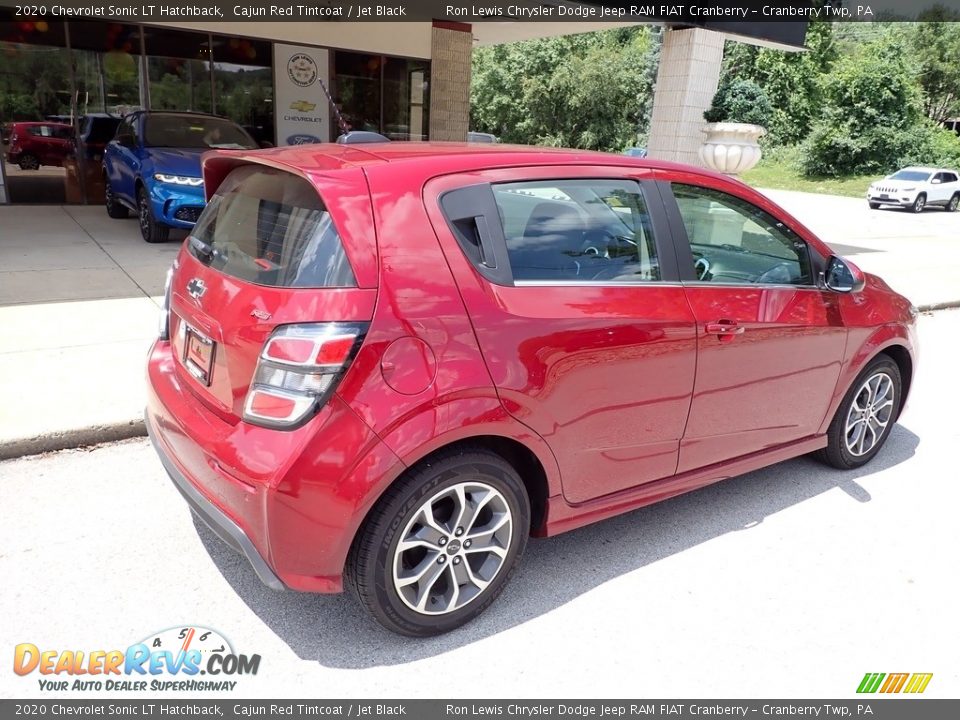 2020 Chevrolet Sonic LT Hatchback Cajun Red Tintcoat / Jet Black Photo #8