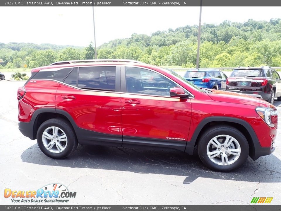 Cayenne Red Tintcoat 2022 GMC Terrain SLE AWD Photo #8