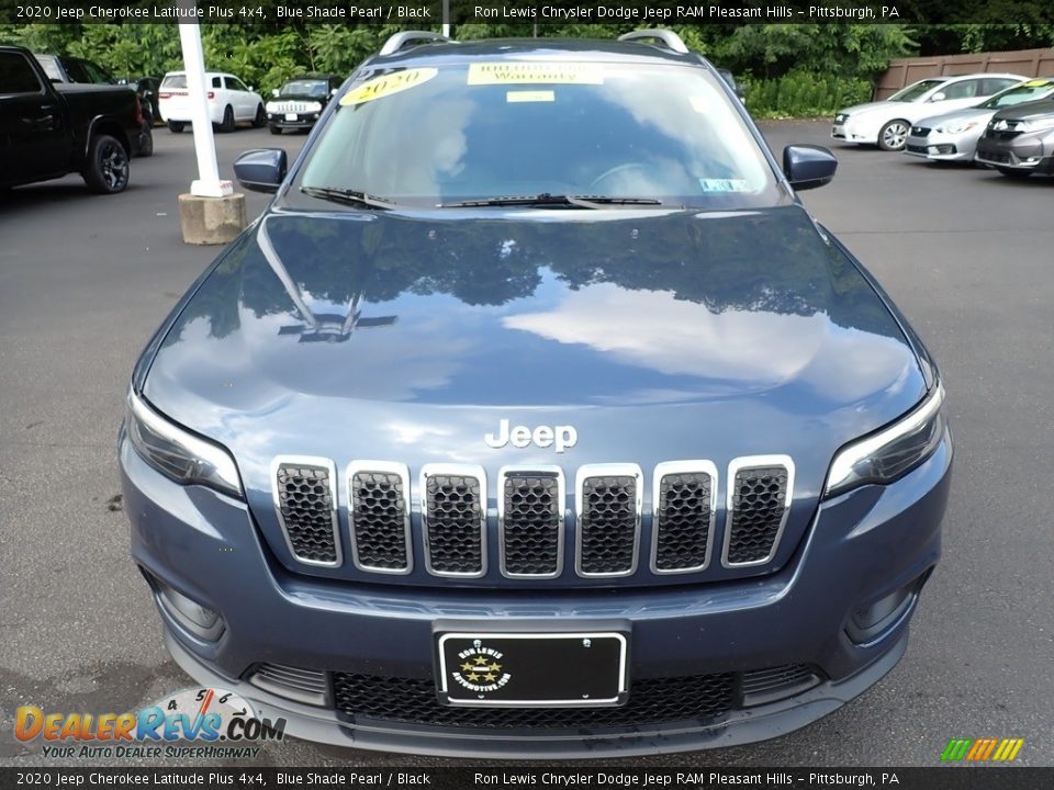 2020 Jeep Cherokee Latitude Plus 4x4 Blue Shade Pearl / Black Photo #9