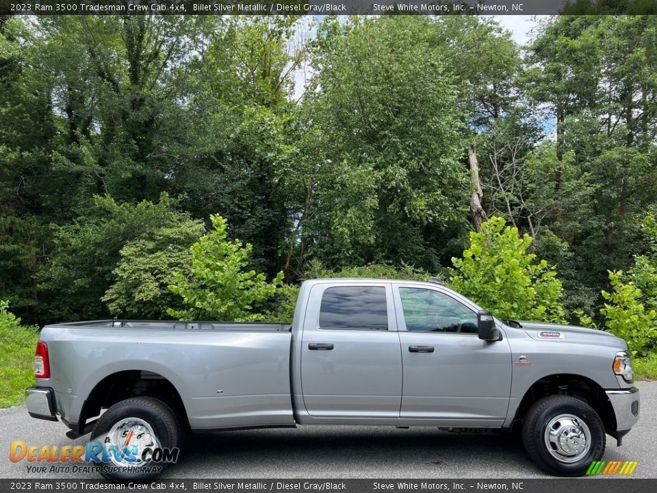 Billet Silver Metallic 2023 Ram 3500 Tradesman Crew Cab 4x4 Photo #5