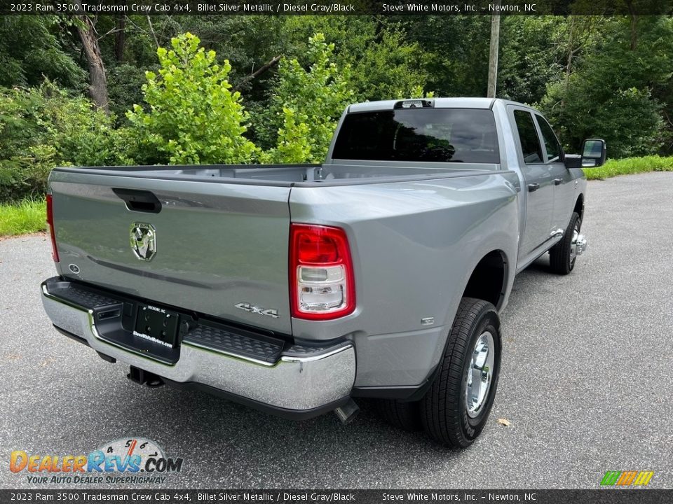 2023 Ram 3500 Tradesman Crew Cab 4x4 Billet Silver Metallic / Diesel Gray/Black Photo #6