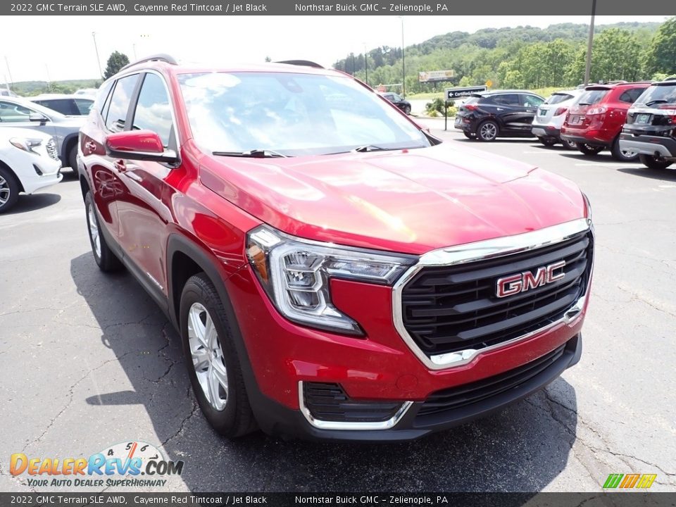 2022 GMC Terrain SLE AWD Cayenne Red Tintcoat / Jet Black Photo #10