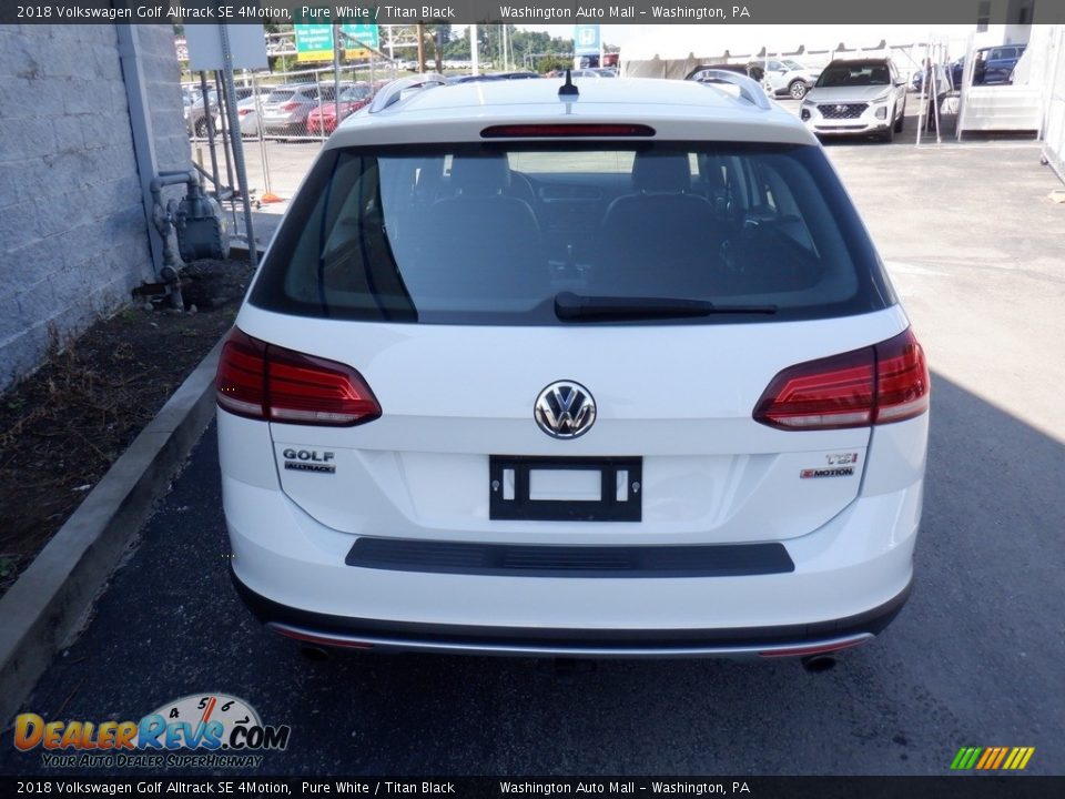 2018 Volkswagen Golf Alltrack SE 4Motion Pure White / Titan Black Photo #8