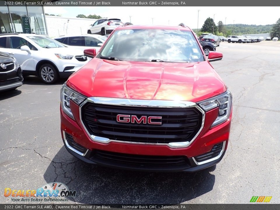 2022 GMC Terrain SLE AWD Cayenne Red Tintcoat / Jet Black Photo #11