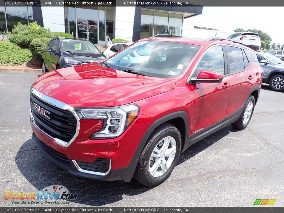 2022 GMC Terrain SLE AWD Cayenne Red Tintcoat / Jet Black Photo #12