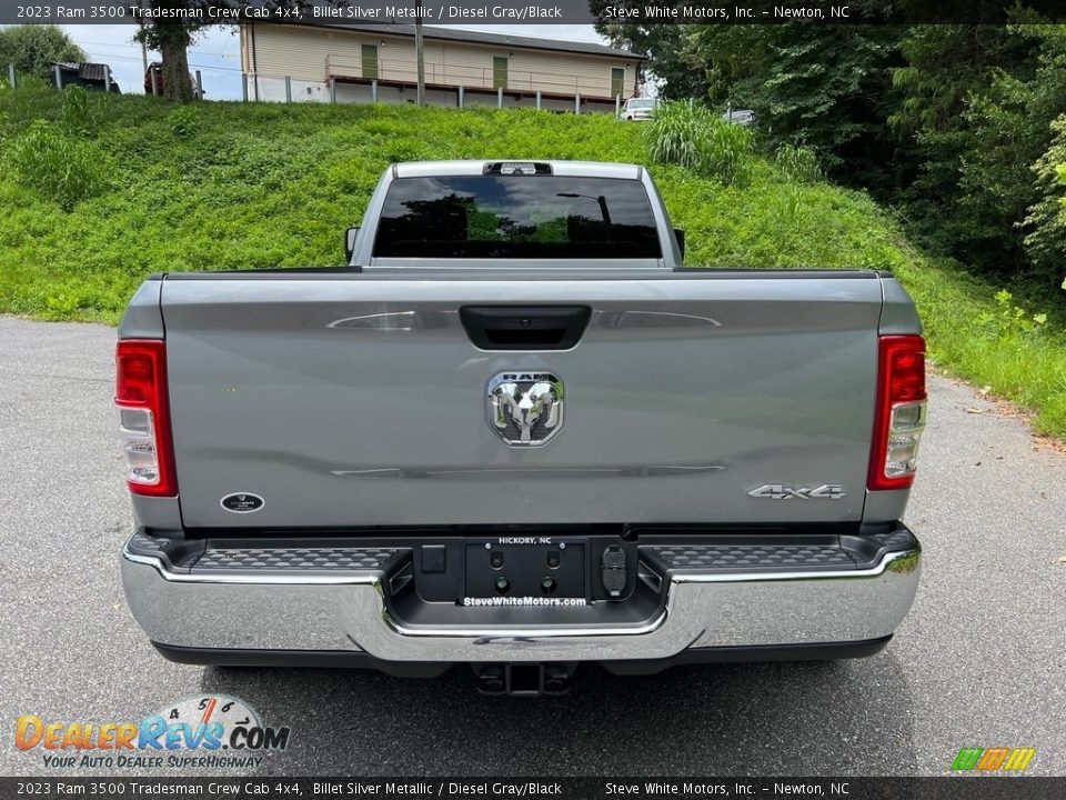 2023 Ram 3500 Tradesman Crew Cab 4x4 Billet Silver Metallic / Diesel Gray/Black Photo #7