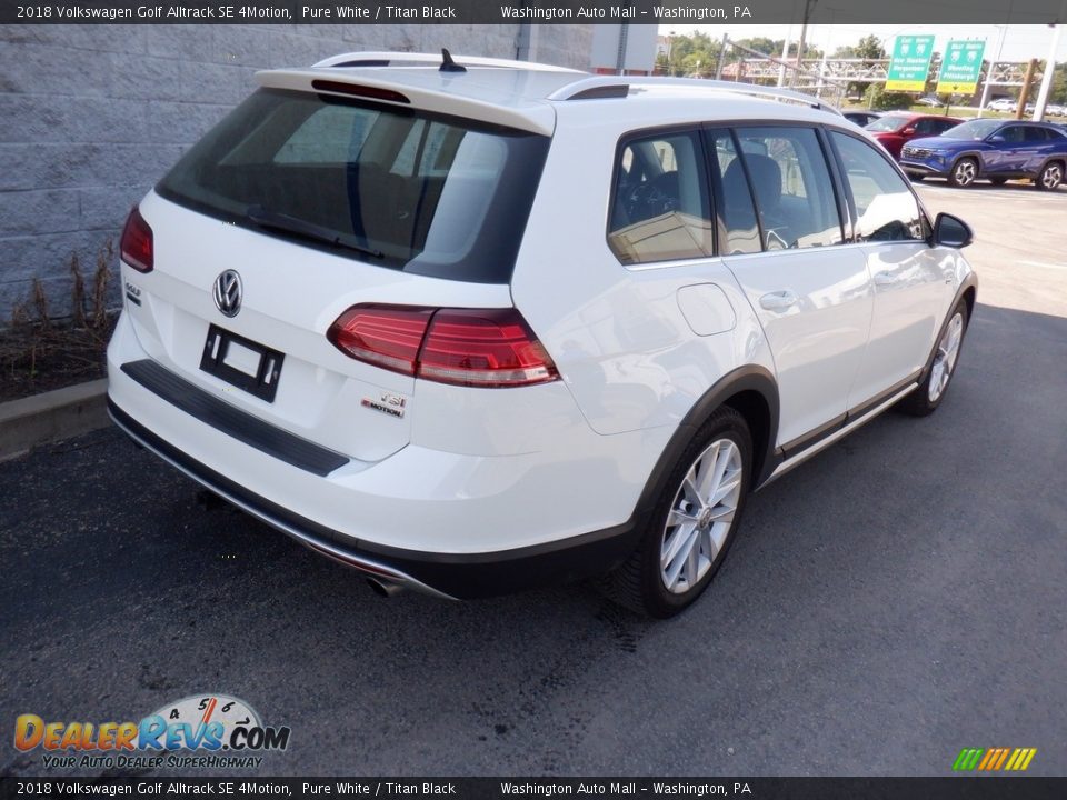 2018 Volkswagen Golf Alltrack SE 4Motion Pure White / Titan Black Photo #11