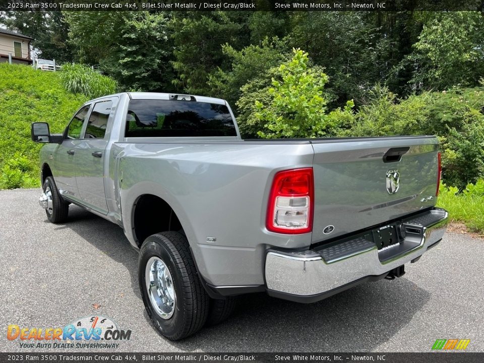 2023 Ram 3500 Tradesman Crew Cab 4x4 Billet Silver Metallic / Diesel Gray/Black Photo #9