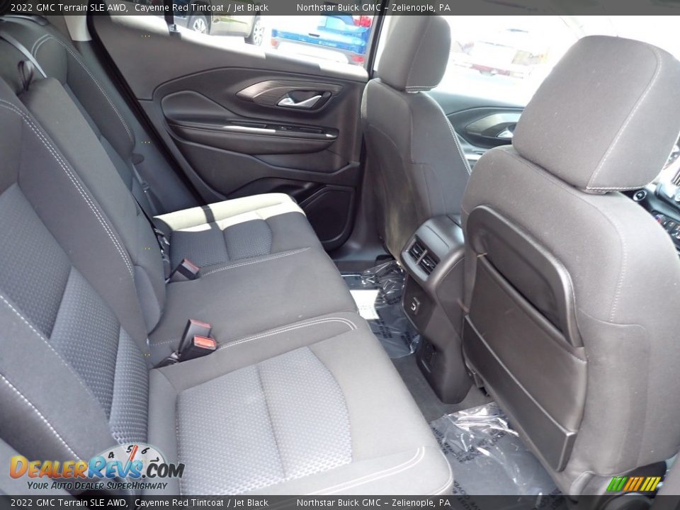 Rear Seat of 2022 GMC Terrain SLE AWD Photo #15